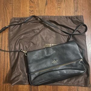 Kate Spade Black Leather Crossbody Bag